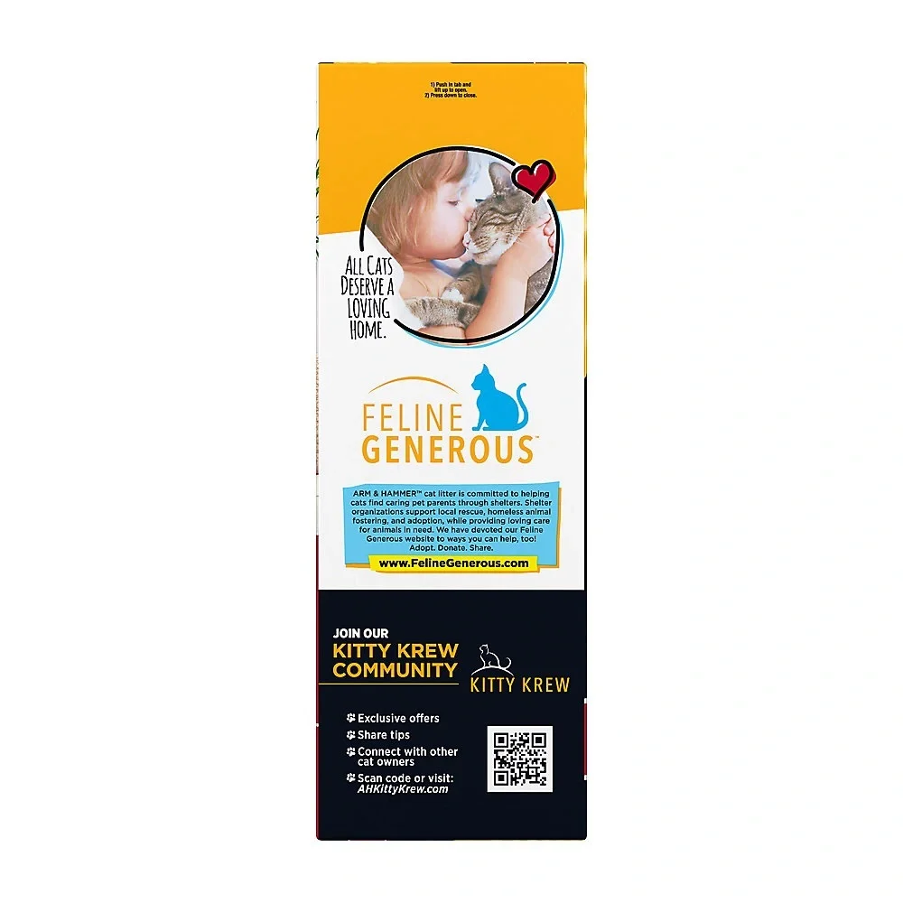 Arm & Hammer Litter Clump & Seal Multi-Cat Scented Clumping Clay Cat Litter